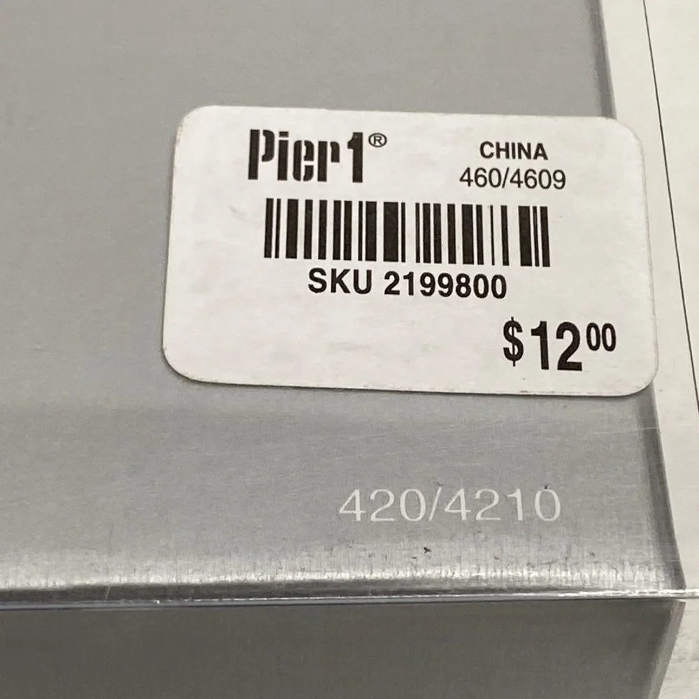 Pier 1 Christmas Holiday Place Card Holders 3 Boxes of 4 each‎ No Cards